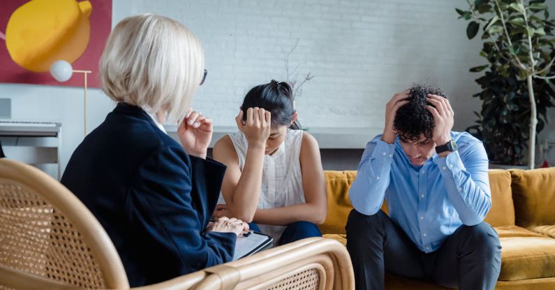 Hamster Issues - Young Couple Talking with a Therapist