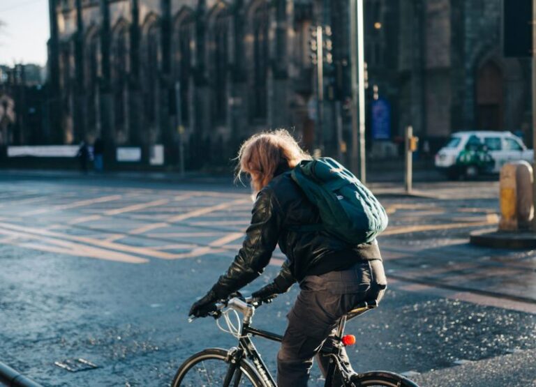 Hamster Cycle - man riding on bicycle