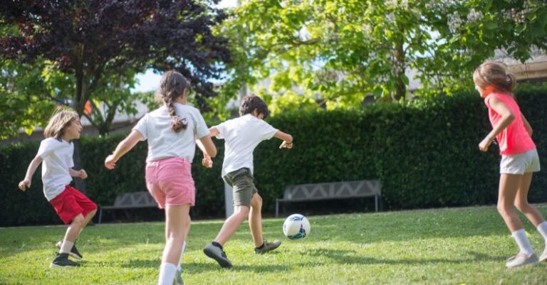 Hamster Activities - Young Kids Playing Football on the Field