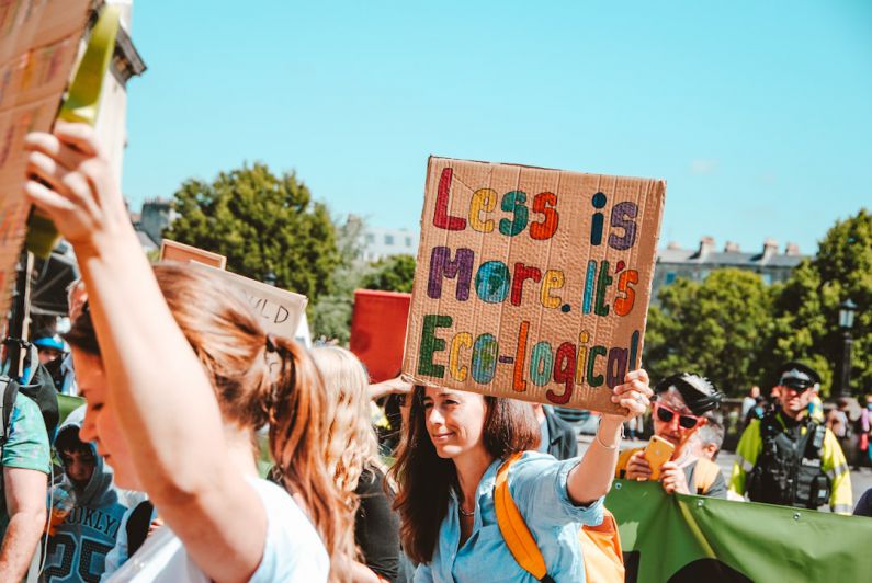 Hamster Signs - group of person with signage